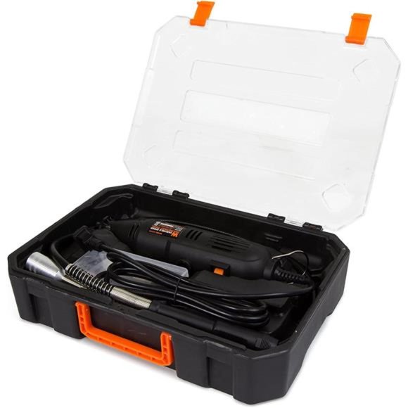 1-Amp Variable Speed Rotary Tool with 100+ Accessories,Carrying Case &Flex Shaft - Picture 4 of 7